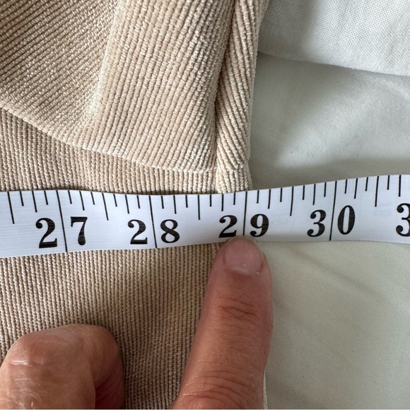Zara Shacket Beige corduroy women’s Large - Picture 6 of 7